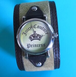 Juicy Couture wide band princess watch